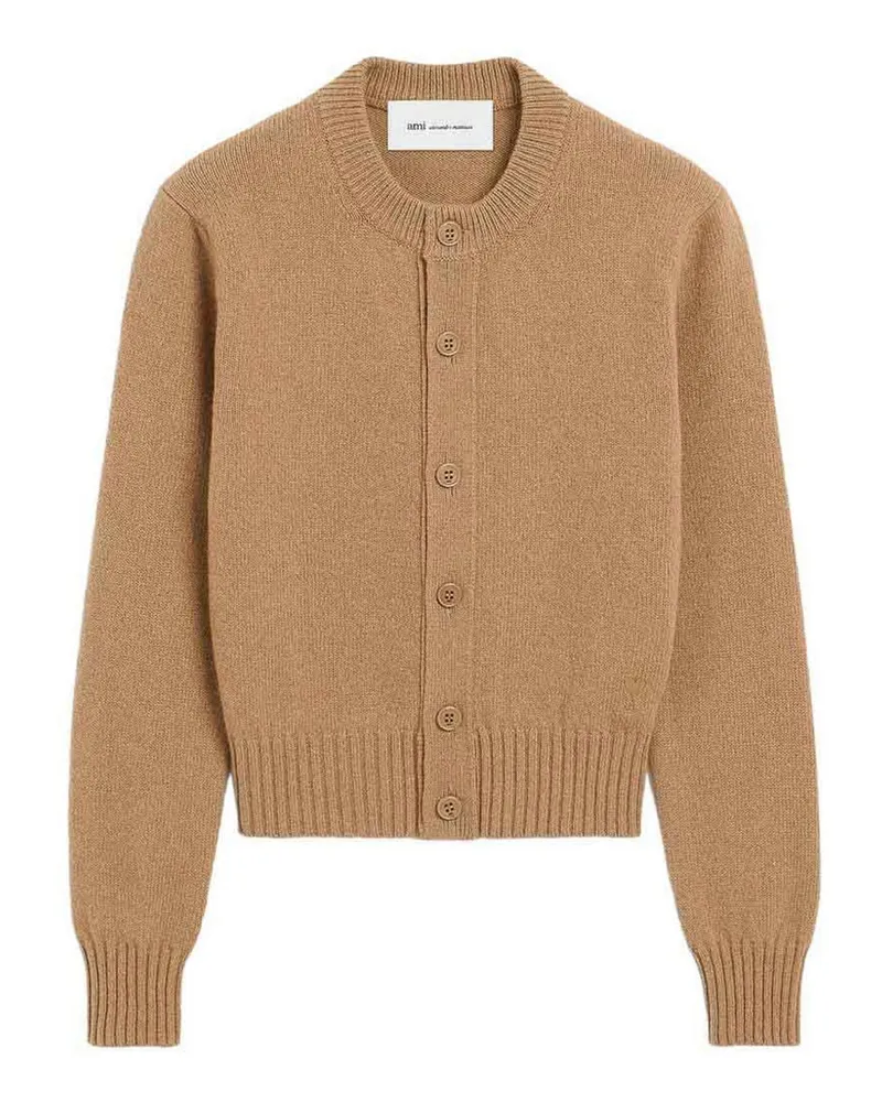 AMI Paris Cardigan - Camel Camel
