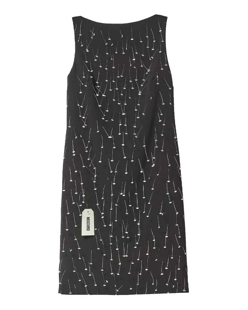 Moschino Knielanges Kleid - Schwarz Schwarz
