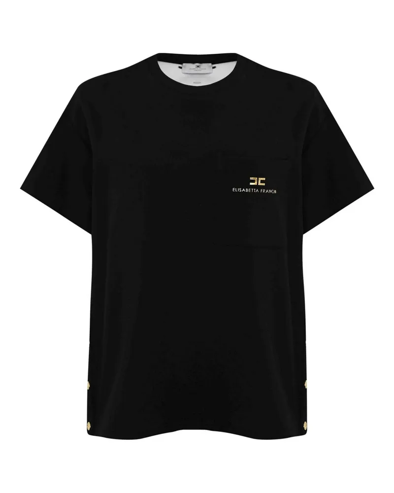 Elisabetta Franchi T-Shirt - Schwarz Schwarz