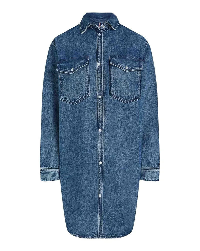 Tommy Hilfiger Hemd - Dunkles Jeansblau Dunkles