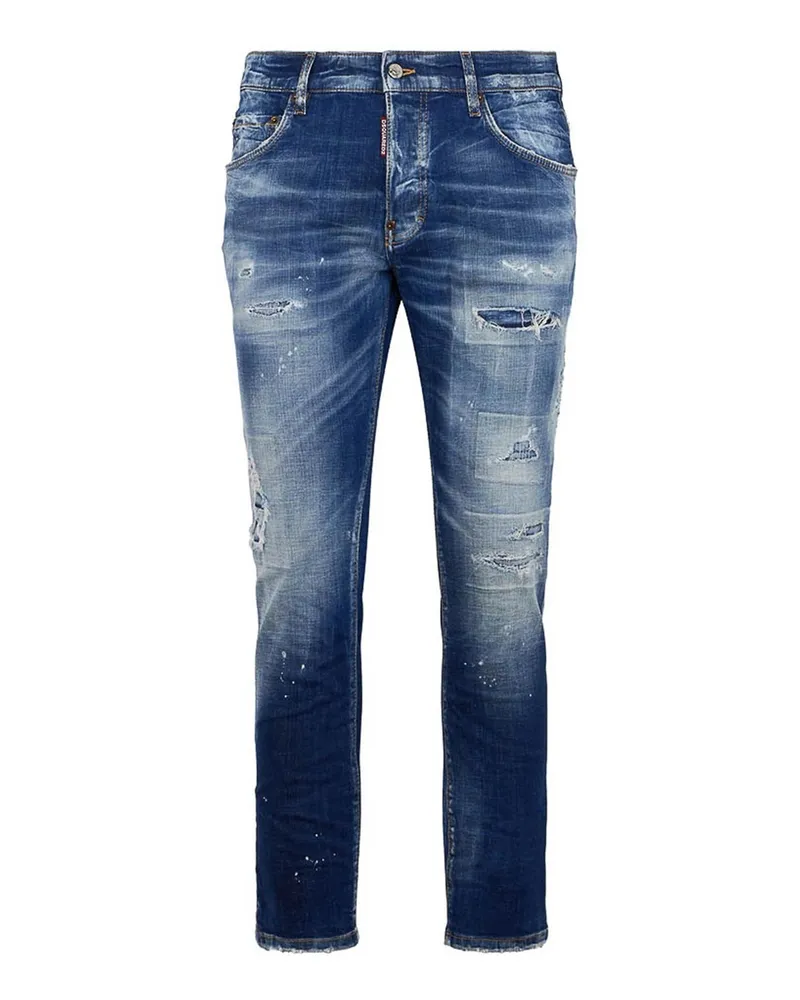 Dsquared2 Straight Leg Jeans - Blau Blau