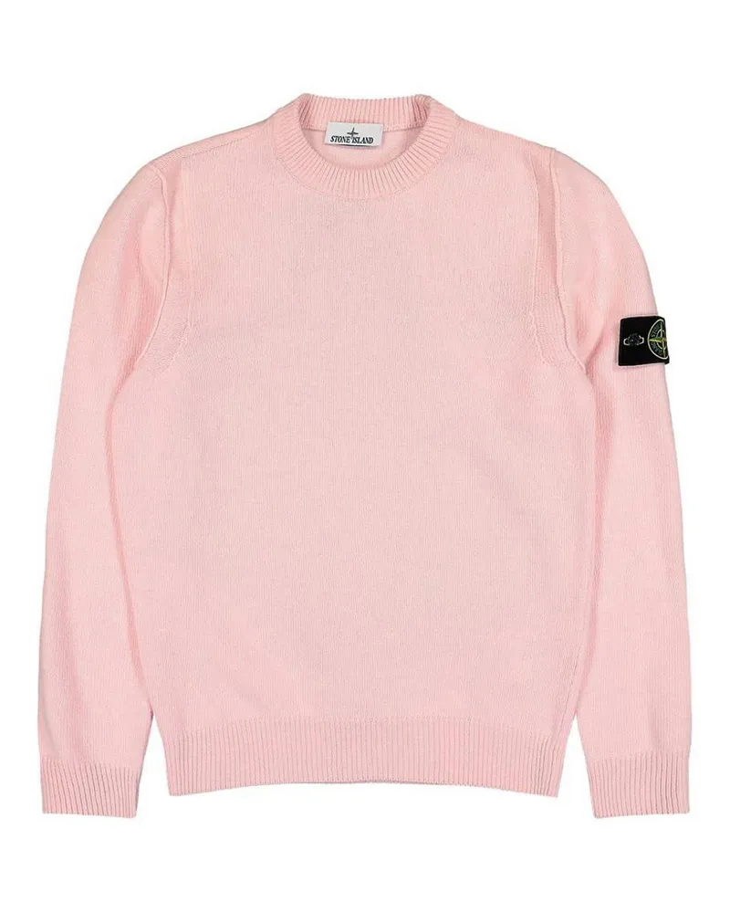 Stone Island Rundhalspullover - Rosa Rosa