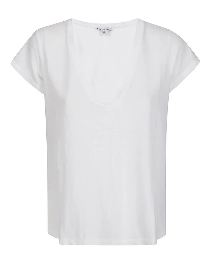 James Perse T-Shirt - Weiß Weiß