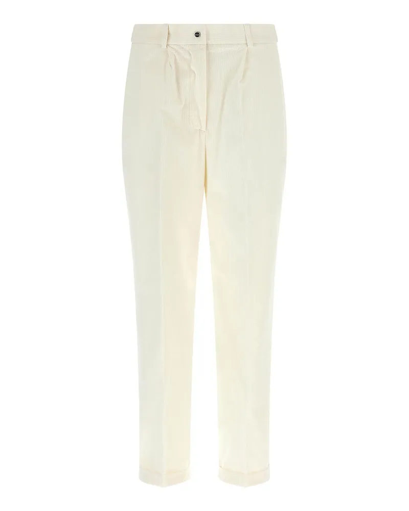 Kiton Casual Hose - Weiß Weiß