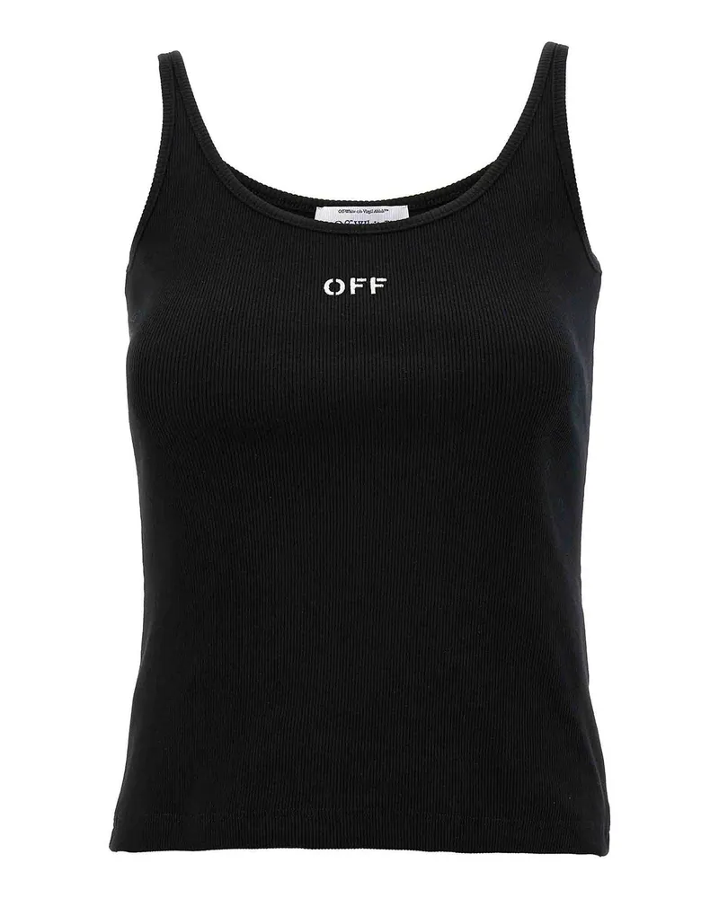 OFF-WHITE Top - Schwarz Schwarz