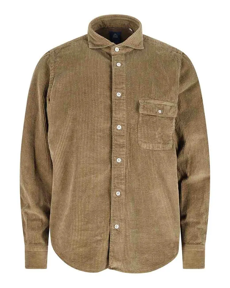 Finamore 1925 Hemd - Braun Braun