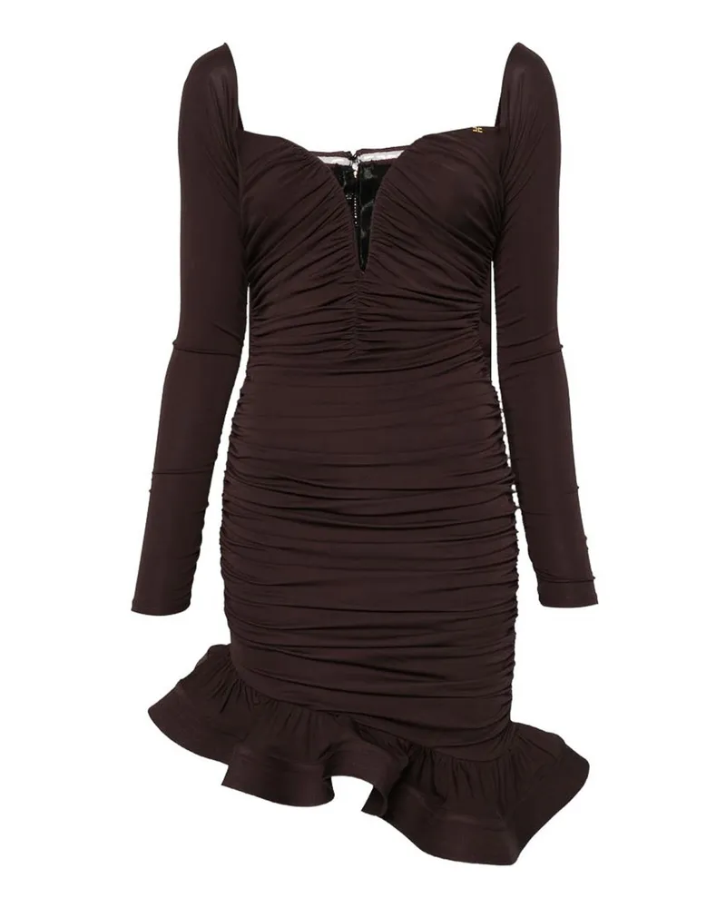 Elisabetta Franchi Kurzes Kleid - Braun Braun