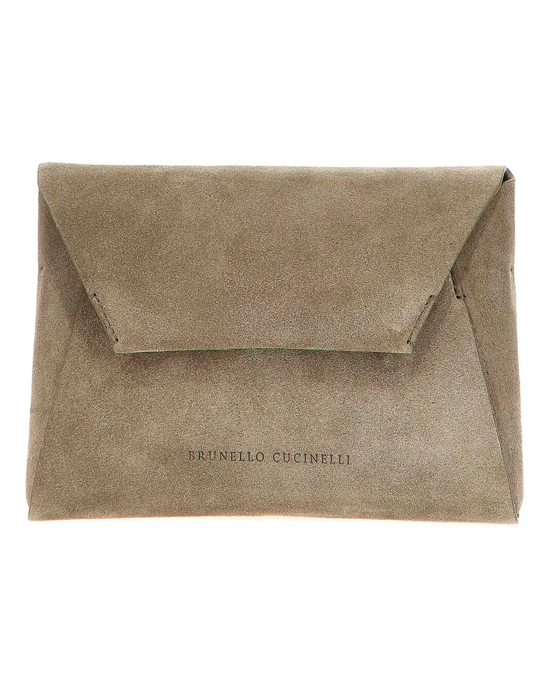 Brunello Cucinelli Umhängetasche - Grau Grau