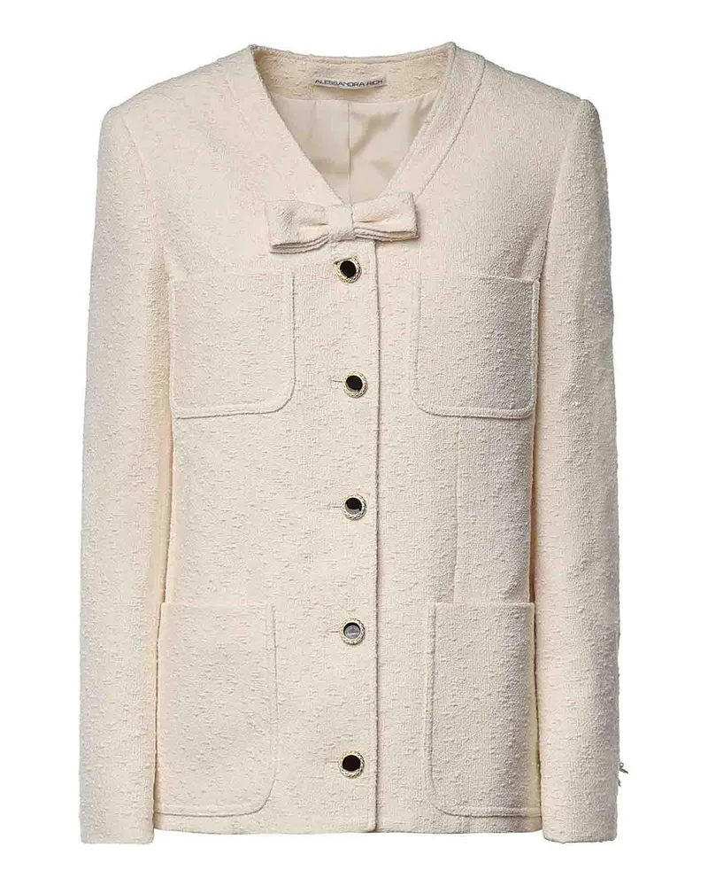 Alessandra Rich Blazer - Weiß Weiß