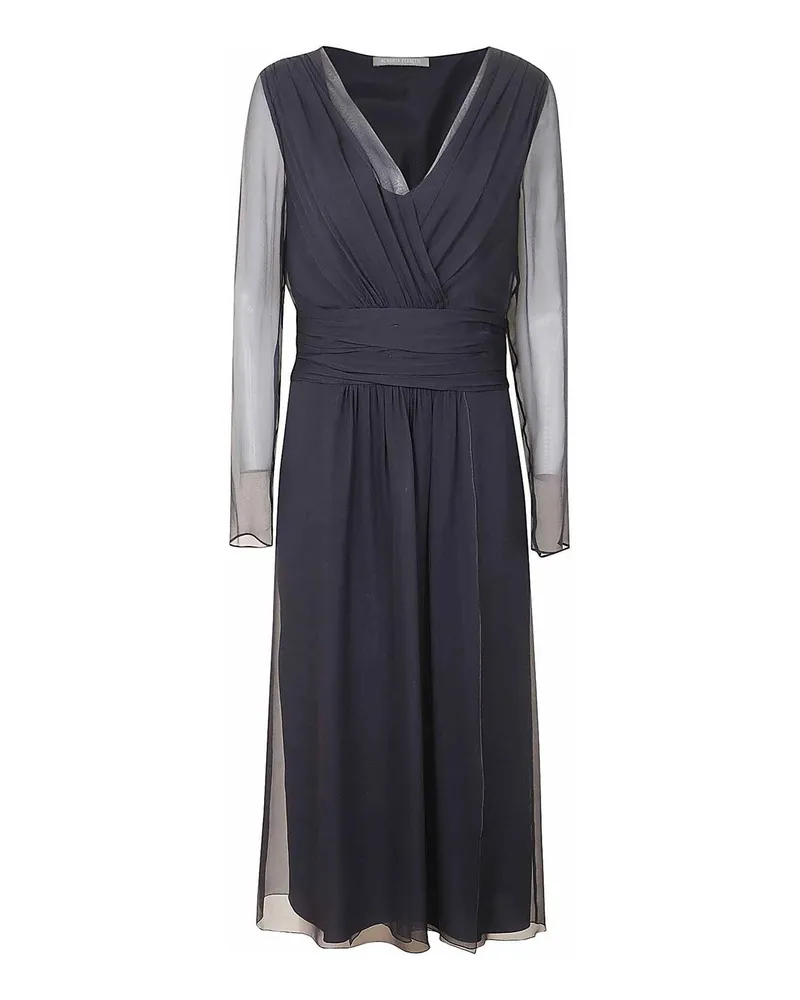 Alberta Ferretti Knielanges Kleid - Blau Blau