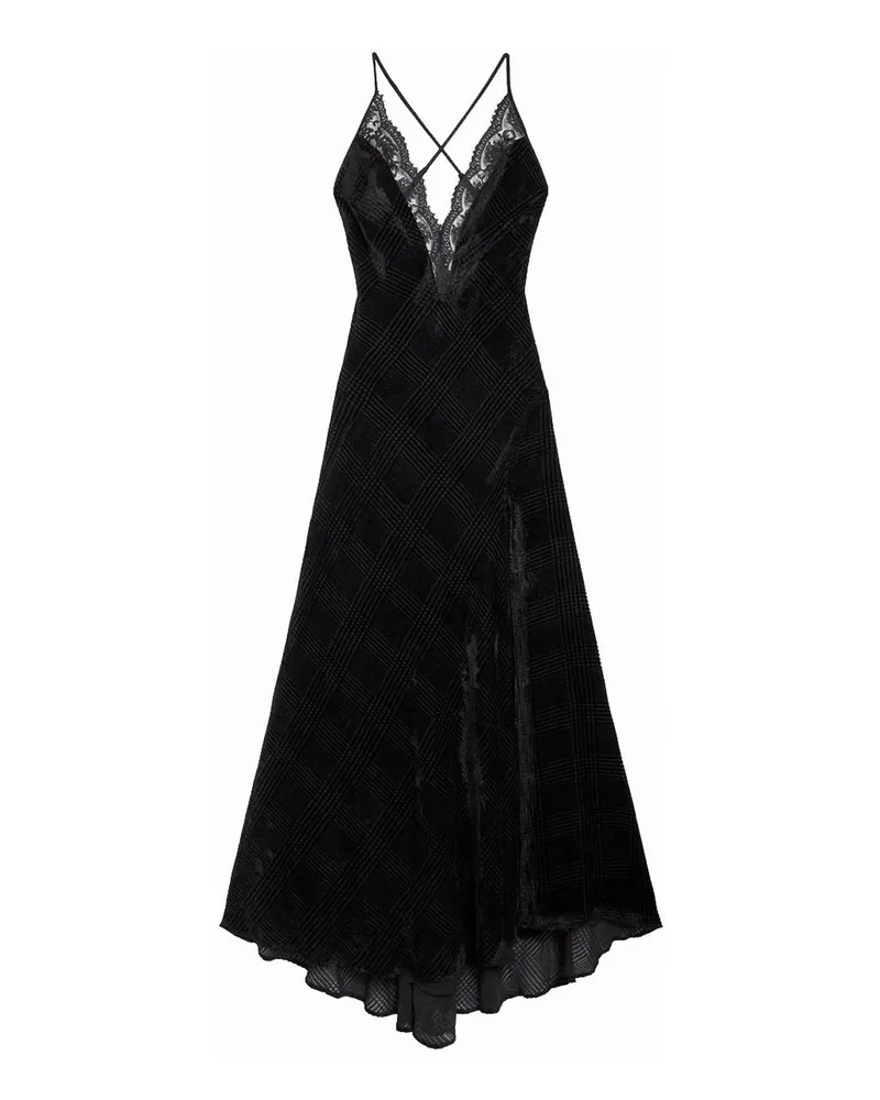 Ermanno Scervino Maxikleid - Schwarz Schwarz