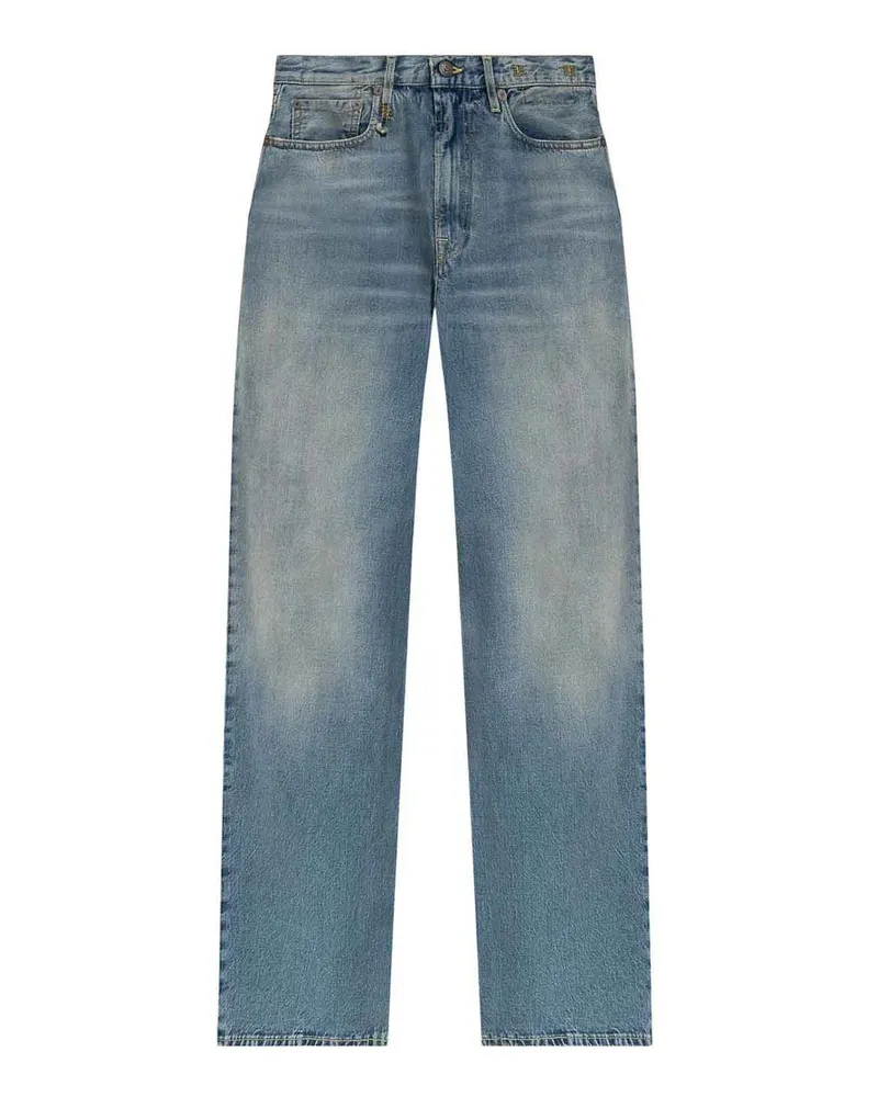 R13 Straight Leg Jeans - Blau Blau