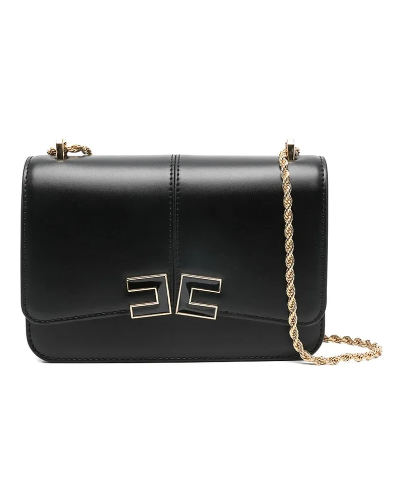 Elisabetta Franchi Schultertasche - Schwarz Schwarz