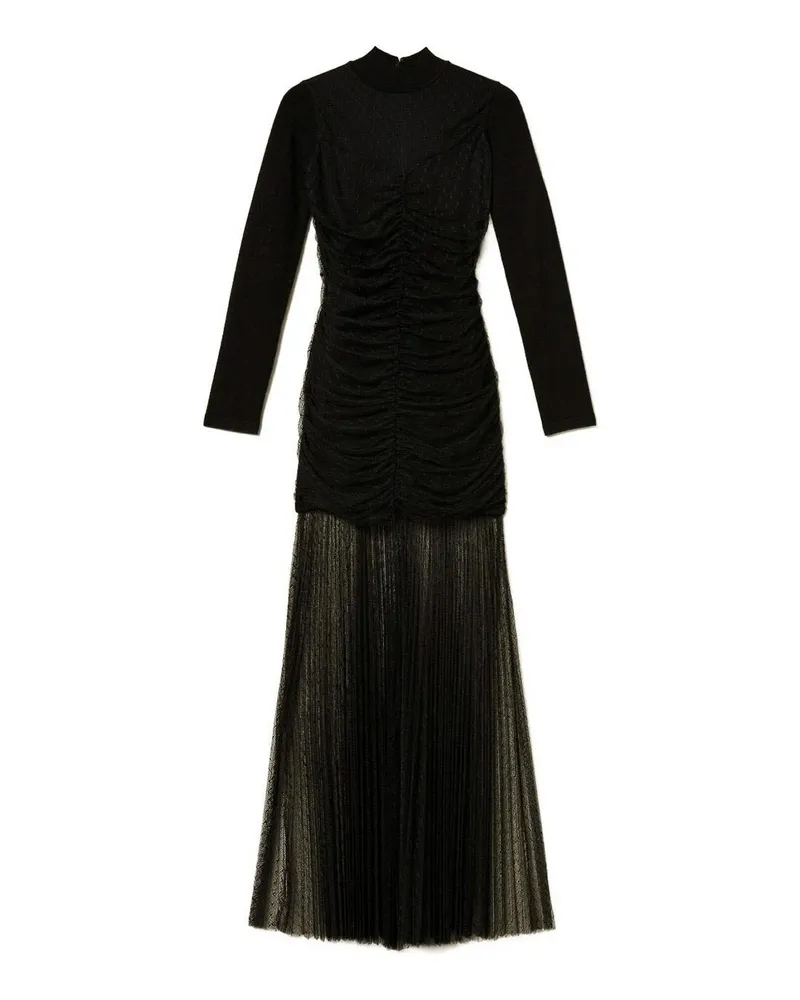 Twin-Set Midirock - Schwarz Schwarz