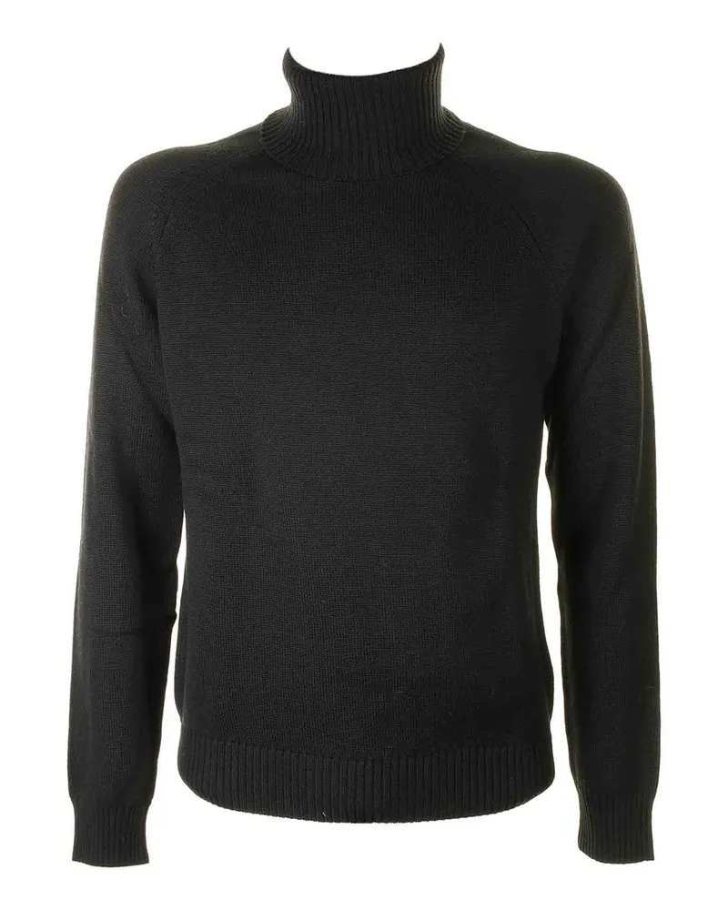Paolo Pecora Milano Rollkragenpullover - Schwarz Schwarz