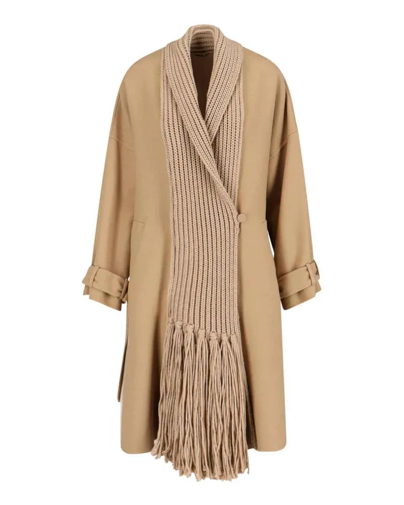Ermanno Scervino Kurzer Mantel - Beige Beige