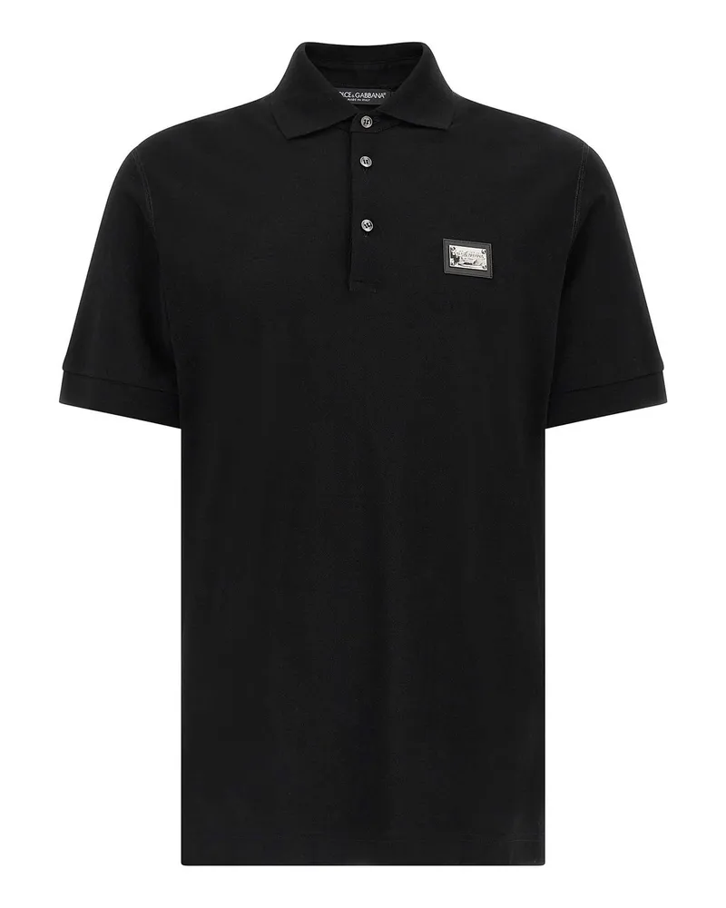 Dolce & Gabbana Poloshirt - Schwarz Schwarz