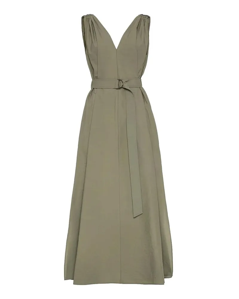 Brunello Cucinelli Knielanges Kleid - Grün Grün