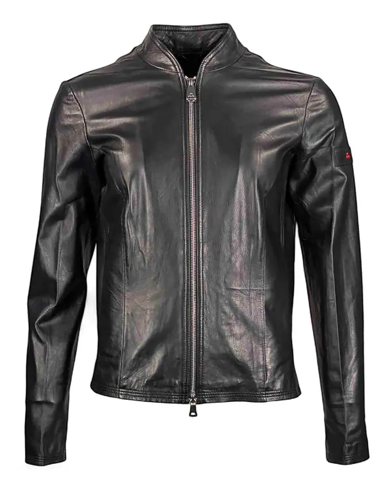 Peuterey Lederjacke - Schwarz Schwarz