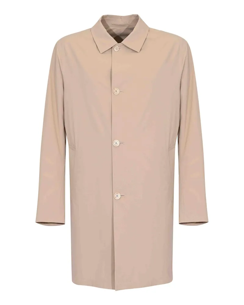 KIRED Knielanger Mantel - Grau Grau