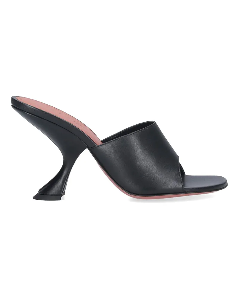 Amina Muaddi Sandalen - Schwarz Schwarz