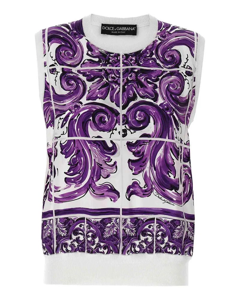 Dolce & Gabbana Weste - Lila Lila