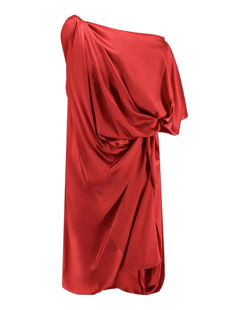 Dries van Noten Knielanges Kleid - Rot Rot