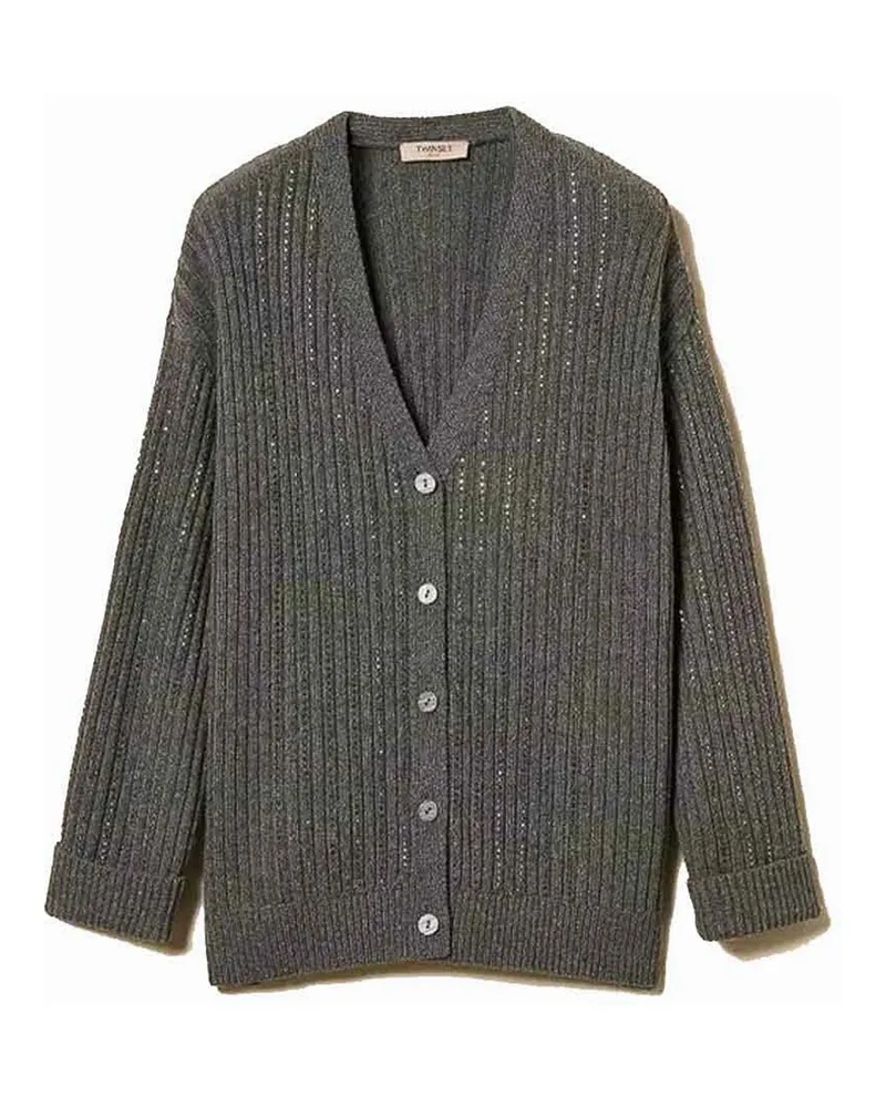Twin-Set Cardigan - Grau Grau