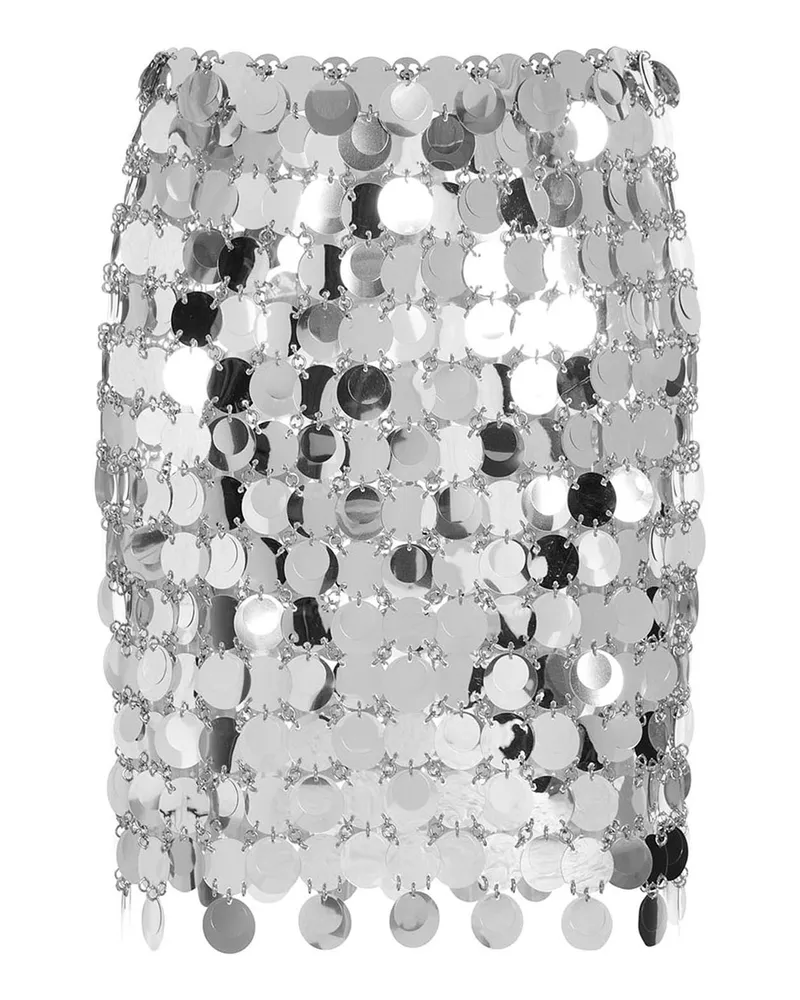 Paco Rabanne Minirock - Silber Silber