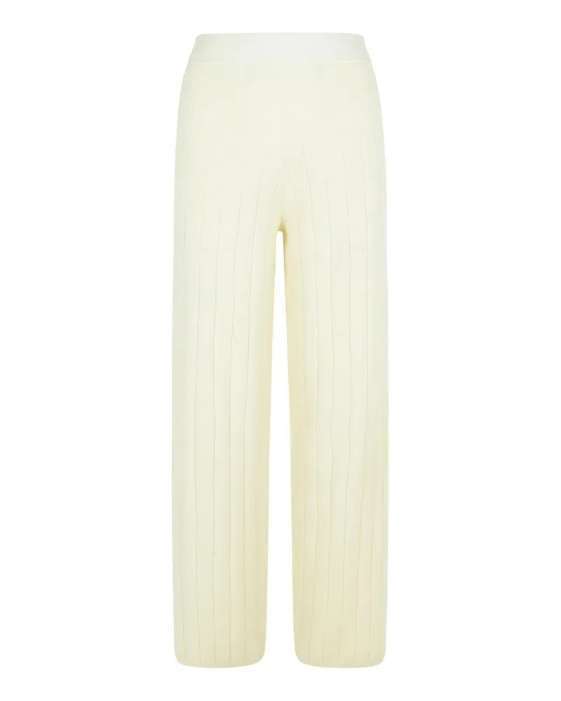 Max Mara Casual Hose - Weiß Weiß