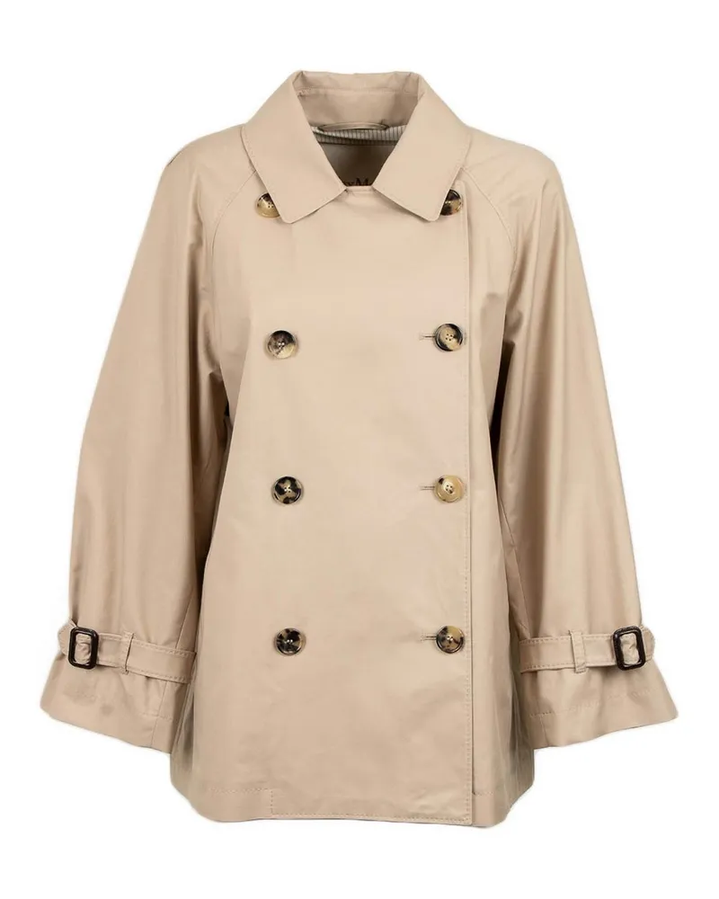 Max Mara Trenchcoat - Weiß Beige