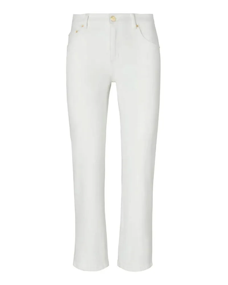 Tory Burch Bootcut Jeans - Weiß Weiß