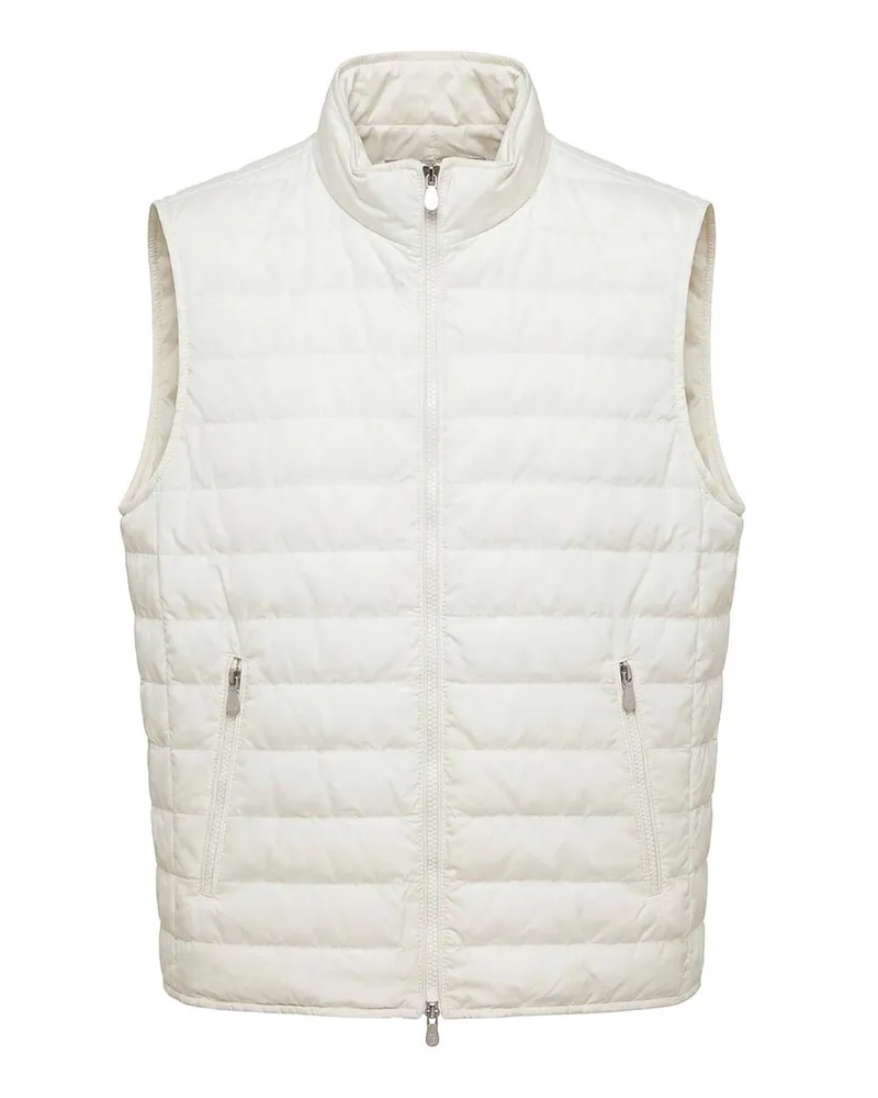 Brunello Cucinelli Daunenjacke - Weiß Weiß
