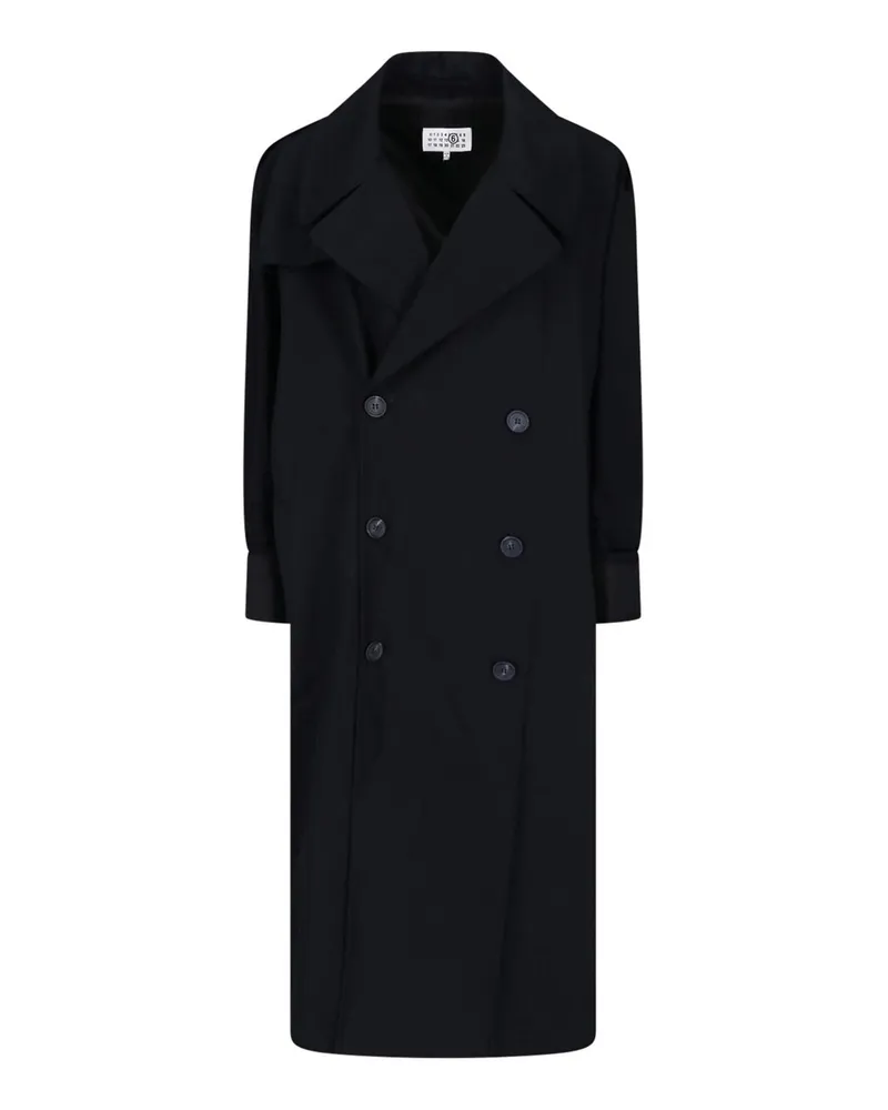 Maison Margiela Trenchcoat - Schwarz Schwarz