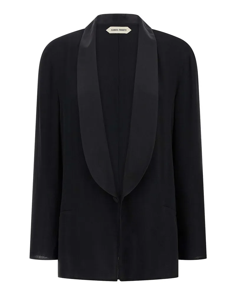 Alberta Ferretti Blazer - Schwarz Schwarz