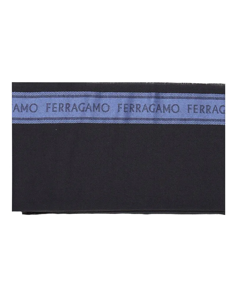Ferragamo Schal - Blau Blau