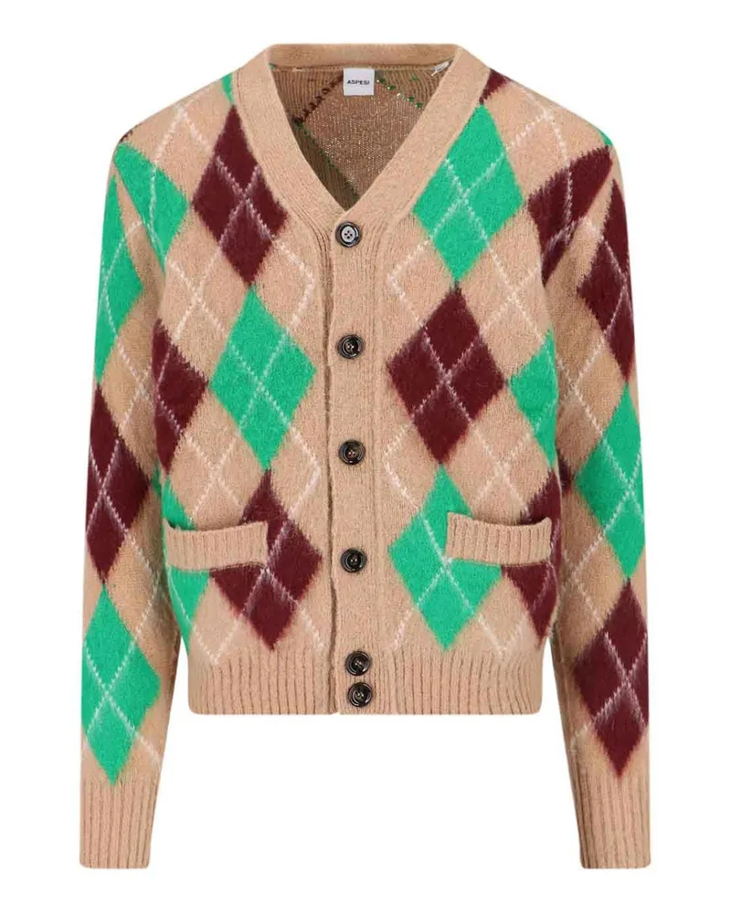 ASPESI Cardigan - Braun Braun