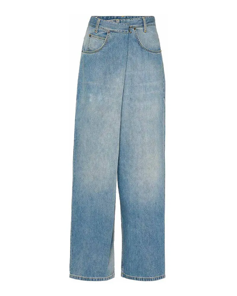 Maison Margiela Straight Leg Jeans - Jeansblau Jeansblau