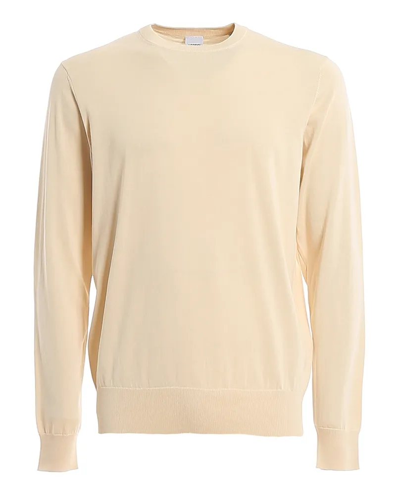 ASPESI Rundhalspullover - Hellbeige Hellbeige