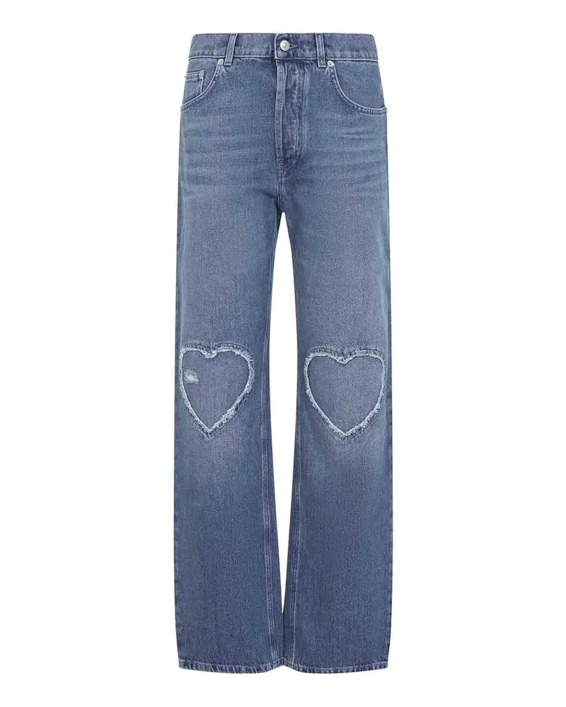 Moschino Straight Leg Jeans - Blau Blau