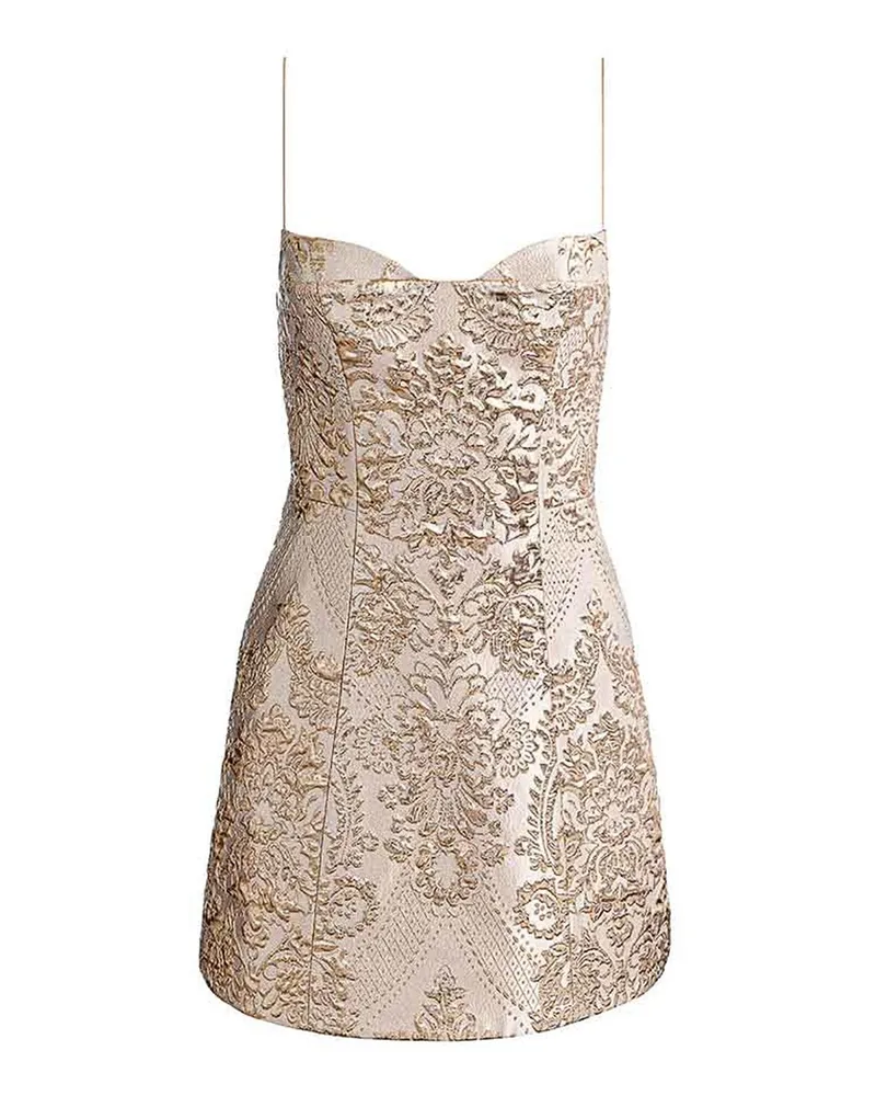 Alice + Olivia Cocktailkleid - Silber Silber