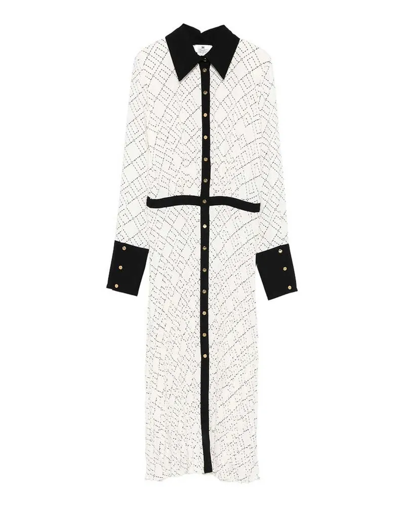 Elisabetta Franchi Maxikleid - Weiß Weiß