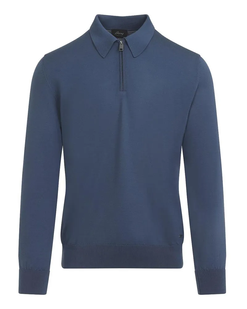 Brioni Poloshirt - Blau Blau