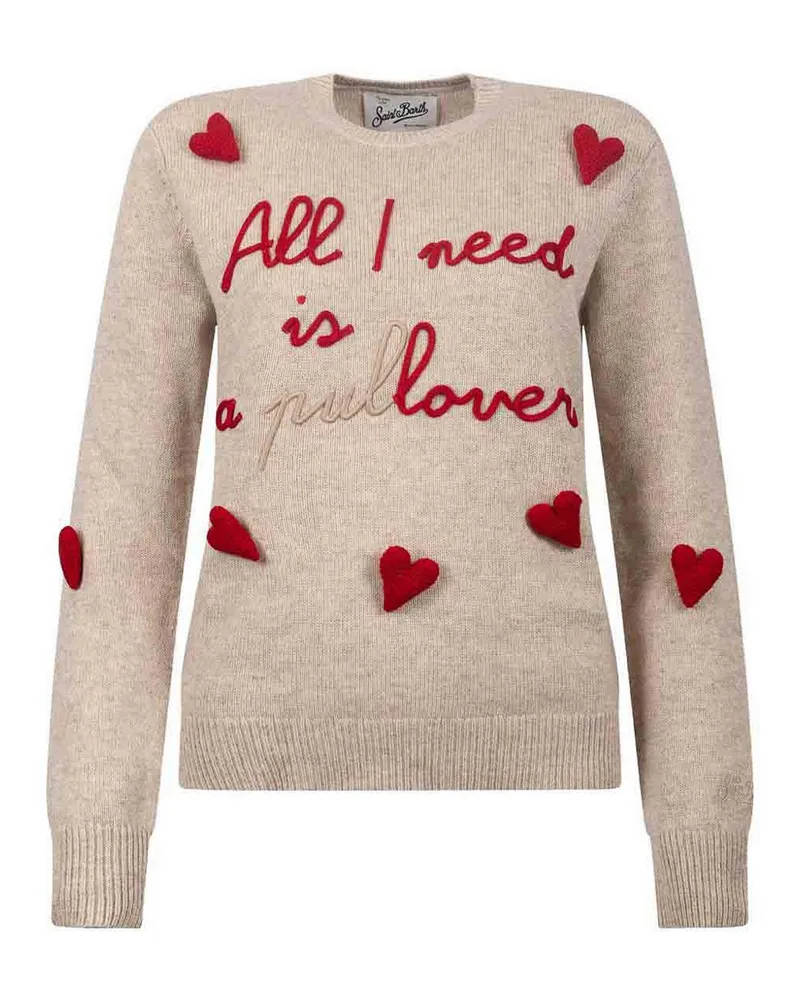 MC2 Saint Barth Rundhalspullover - Braun Braun