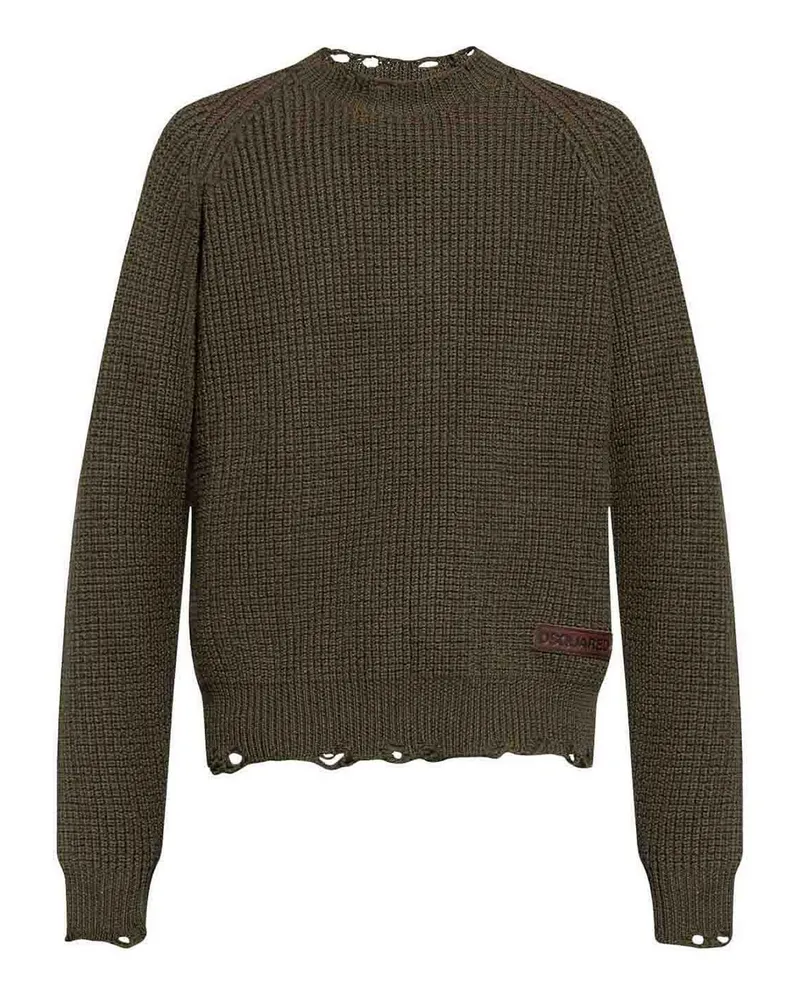 Dsquared2 Rundhalspullover - Grün Grün