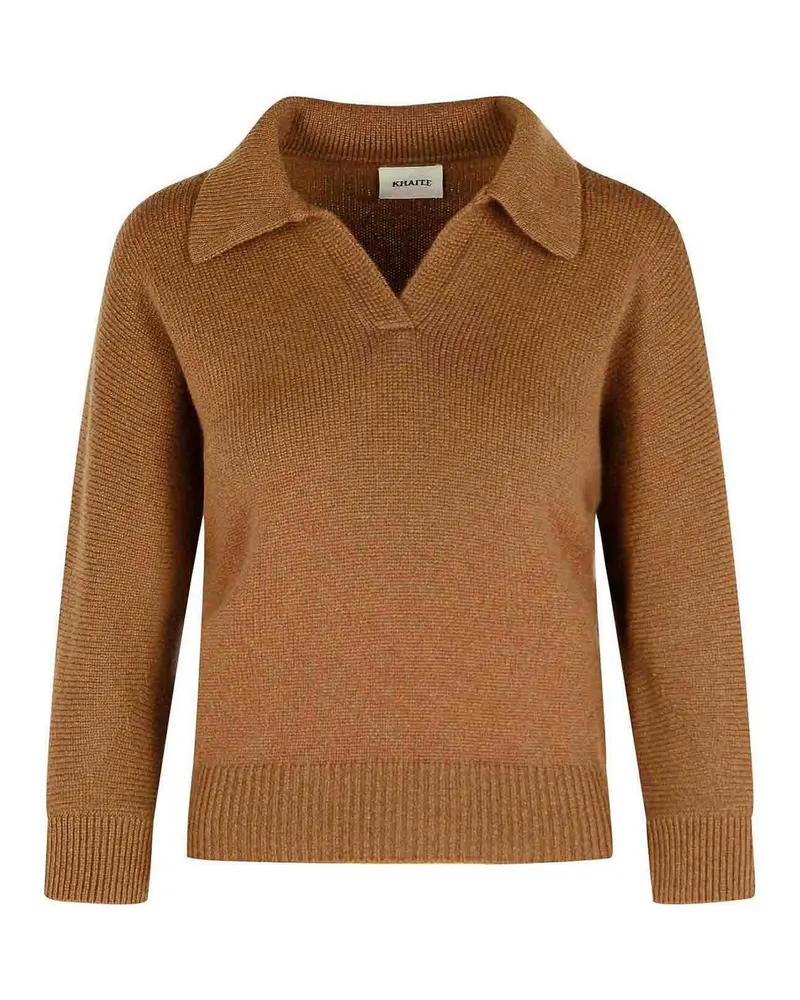 KHAITE Poloshirt - Braun Braun