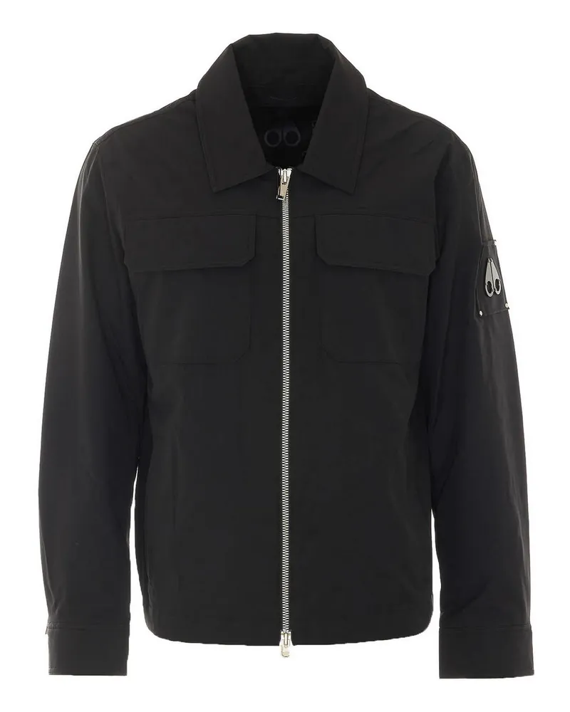 Moose Knuckles Rollkragenpullover - Schwarz Schwarz