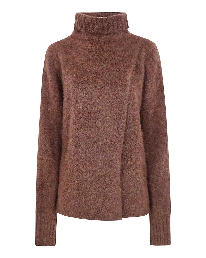 Uma Wang Rollkragenpullover - Braun Braun