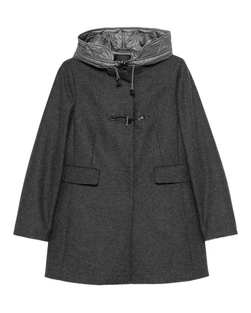 Fay Knielanger Mantel - Grau Grau