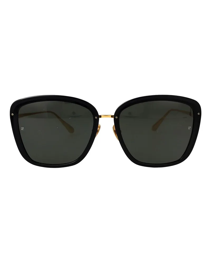 Linda Farrow Sonnenbrille - Schwarz Schwarz